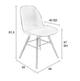 Zuiver Albert Kuip Dining Chair - Taupe