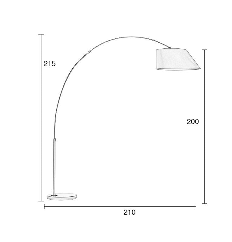 Zuiver Arc Floor Lamp - Svart