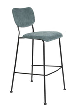 Zuiver Benson Barstool - Gray Blue