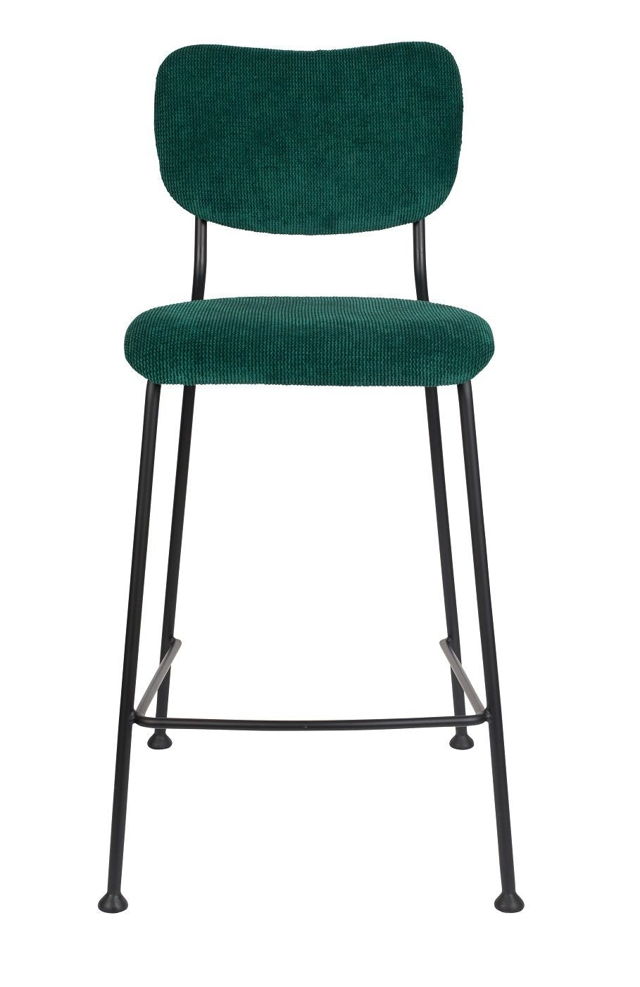 Zuiver Benson Bar Stool - Green, SH: 64.5cm