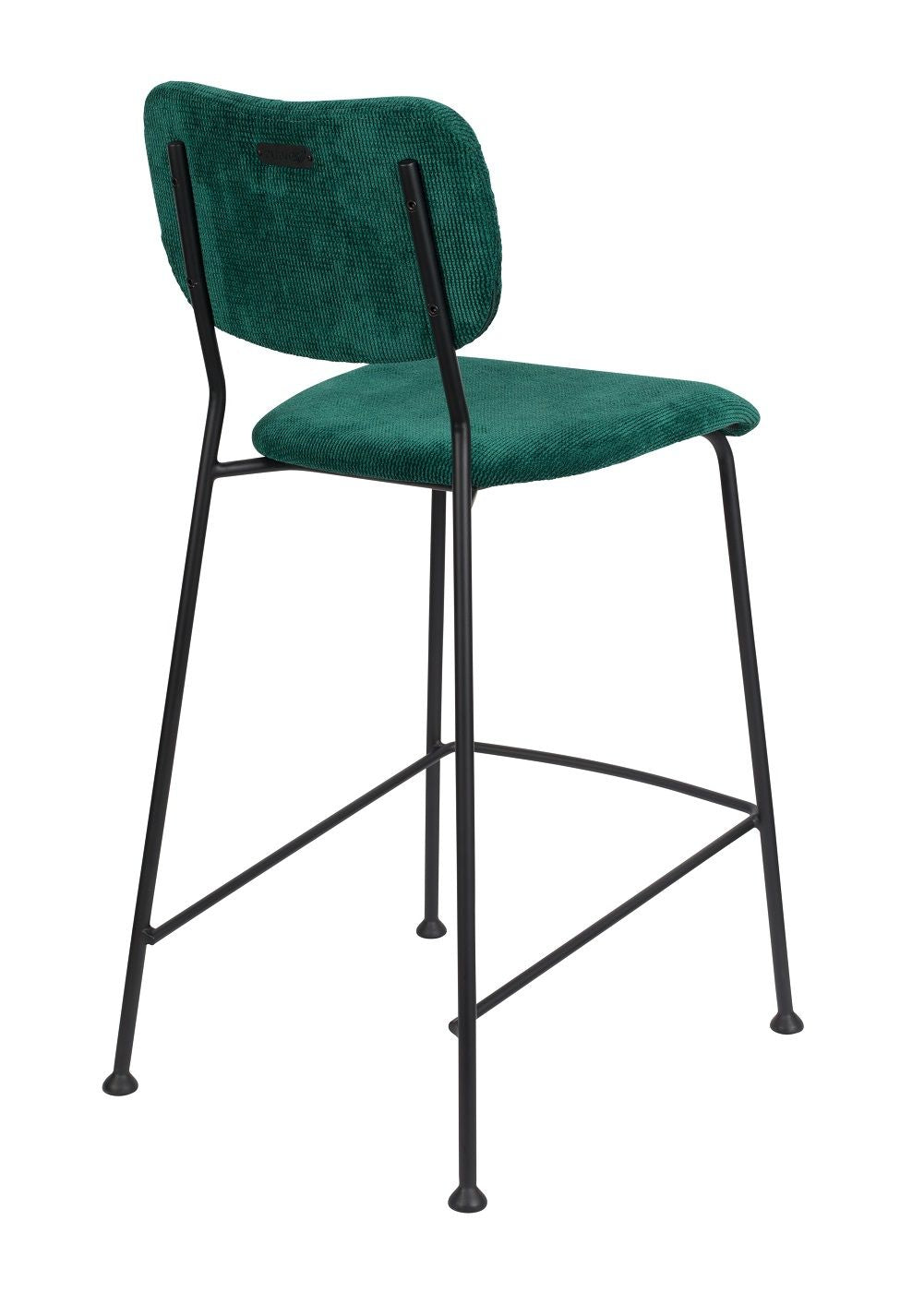 Zuiver Benson Bar Stool - Green, SH: 64.5cm