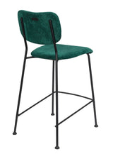 Zuiver Benson Bar Stool - Green, SH: 64.5cm