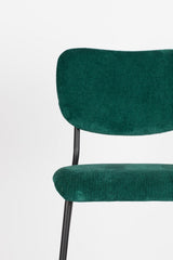 Zuiver Benson Bar Stool - Green, SH: 64.5cm