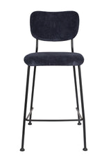 Zuiver Benson Bar Stool - Mørkeblå, SH: 64,5cm