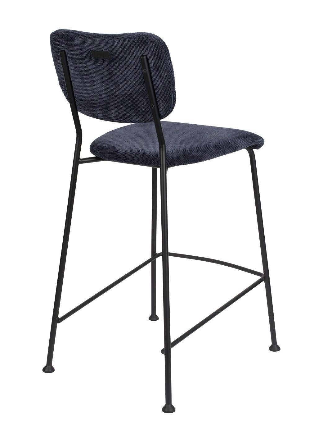 Zuiver Benson Bar Stool - Mørkeblå, SH: 64,5cm