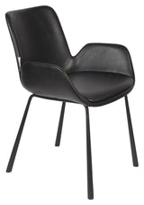 Zuiver Brit LL Dining Chair - Svart