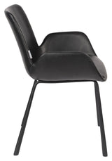 Zuiver Brit LL Dining Chair - Svart