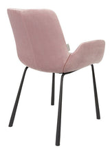 Zuiver Brit Dining Chair m/armlener - rosa