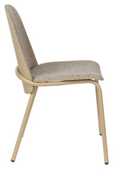 Klipp spisesteder - beige stoff