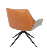 Zuiver Doulton Lounge Chair m/armlener - Brown