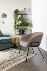 Zuiver Feston Lounge Chair - Grå stoff