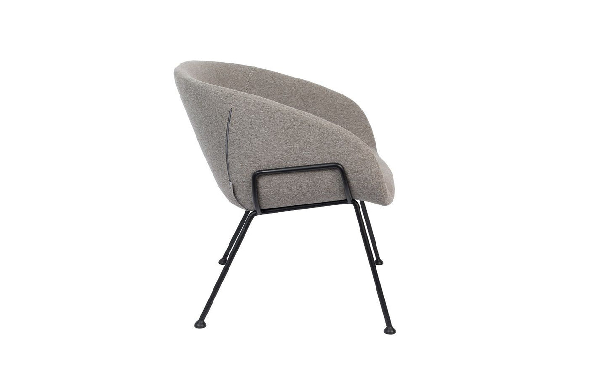 Zuiver Feston Lounge Chair - Grå stoff