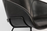 Zuiver Feston Lounge Chair - Black Leatherette