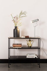 Zuiver Gusto Console Table W/Wheel - Svart