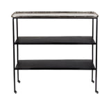 Zuiver Gusto Console Table W/Wheel - Svart