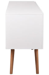 Zuiver High on Wood Sideboard - White - B: 120