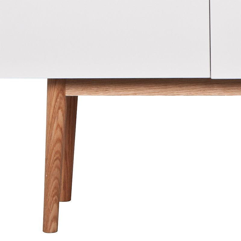 Zuiver High on Wood Sideboard - White - B: 120