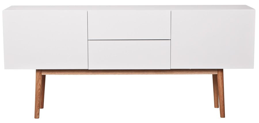 Zuiver High on Wood Sideboard - White - B: 160