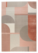 Zuiver Hilton Carpet - Grå/rosa, 160x230