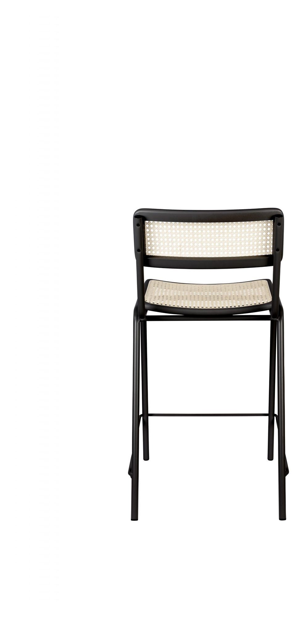 Zuiver Jort Bar Stool - Black/Nature, SH: 66,5cm