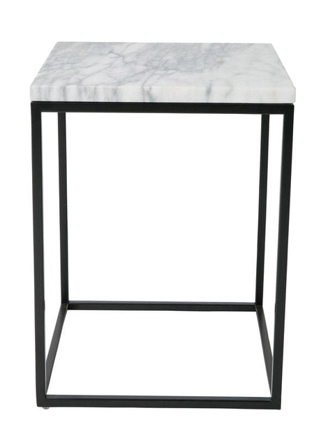 Zuiver Marble Power Side Table - White