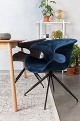 Zuiver Mia Dining Chair m/armlener - Blå