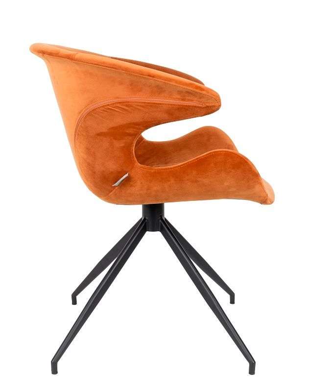 Zuiver Mia Dining Chair m/armlener - Oransje