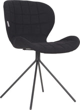 Zuiver OMG Dining Chair - Svart stoff