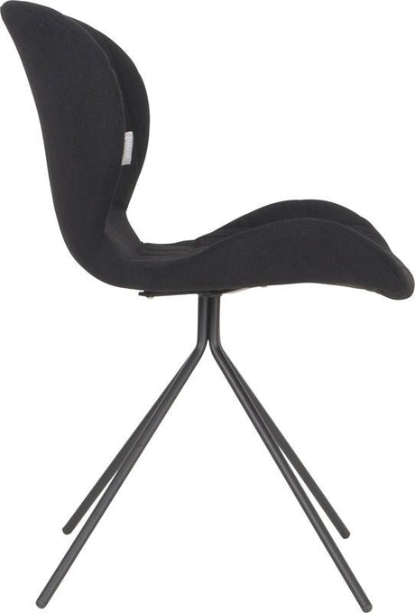 Zuiver OMG Dining Chair - Svart stoff