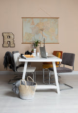 Zuiver Ridge Dining Chair - Cool Grey