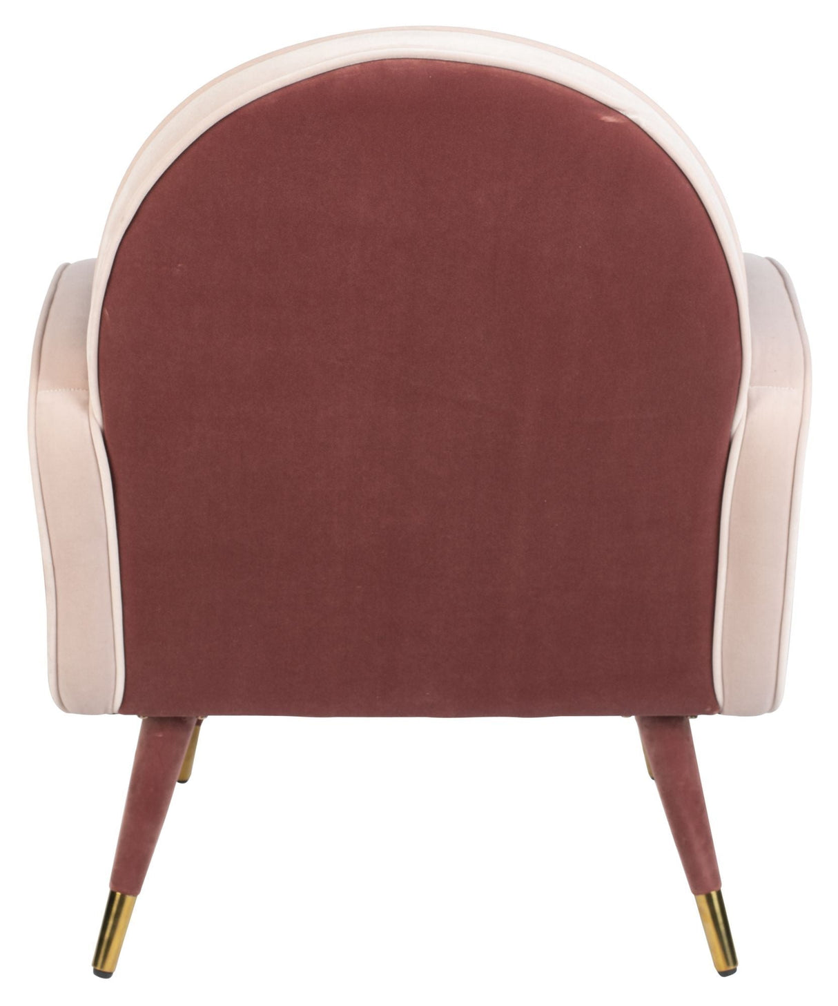 Zuiver Sam Lounge Chair - Velour Pink/White