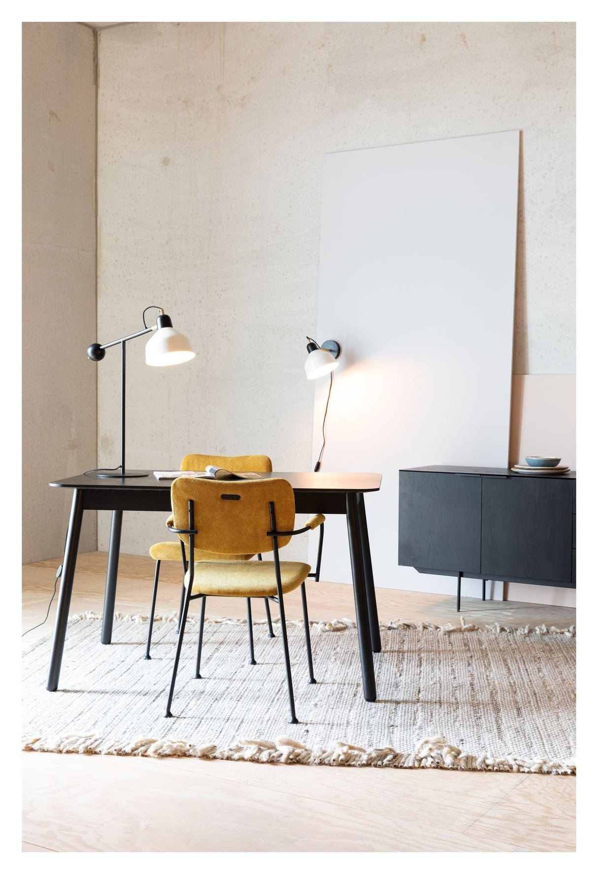 Zuiver Scale Desk Lamp - hvit/svart