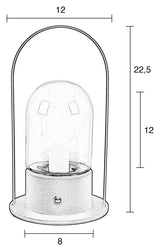 Smarty Bordlampe med klart glass 