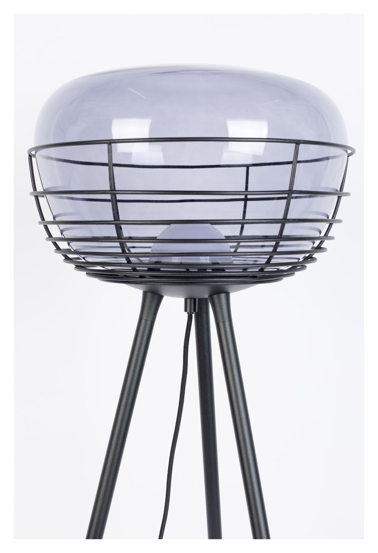 Zuiver Smokey Floor Lamp - Røkt glass