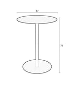 Zuiver Snow Bistro Table - Black, Ø57