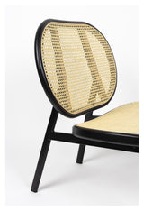 Spike Lounge Chair, Rattan/Beech