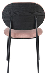 Zuiver Spike Dining Chair - Pink/Black