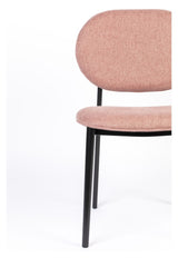 Zuiver Spike Dining Chair - Pink/Black