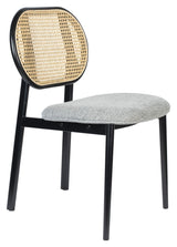 Zuiver Spike Dining Chair - Rattan/Grey