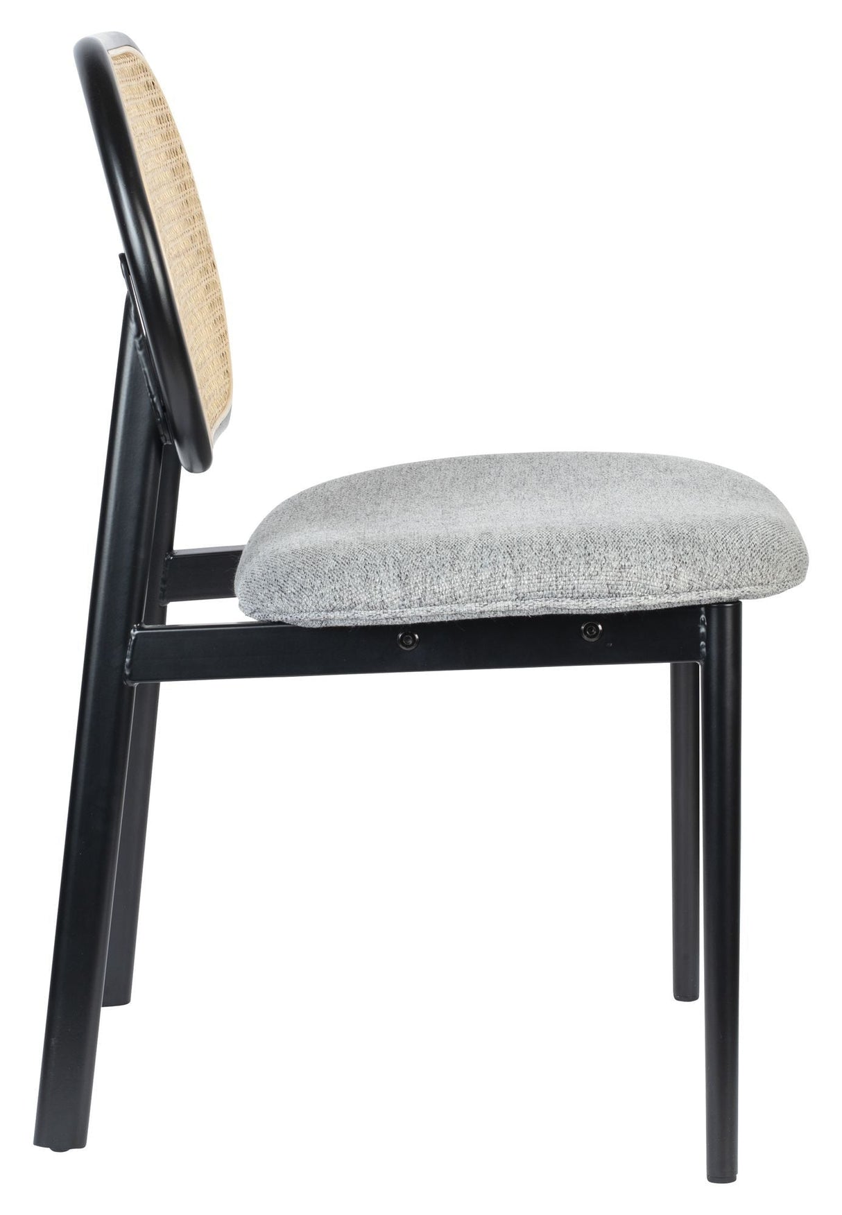 Zuiver Spike Dining Chair - Rattan/Grey