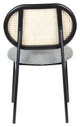 Zuiver Spike Dining Chair - Rattan/Grey