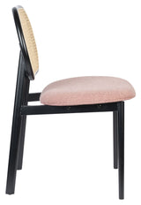 Zuiver Spike Dining Chair - Rattan/Pink