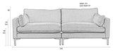 Zuiver Summer 3-PERS. Sofa, Terra