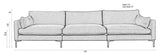 Zuiver Summer 4,5 pers. Sofa, Terra