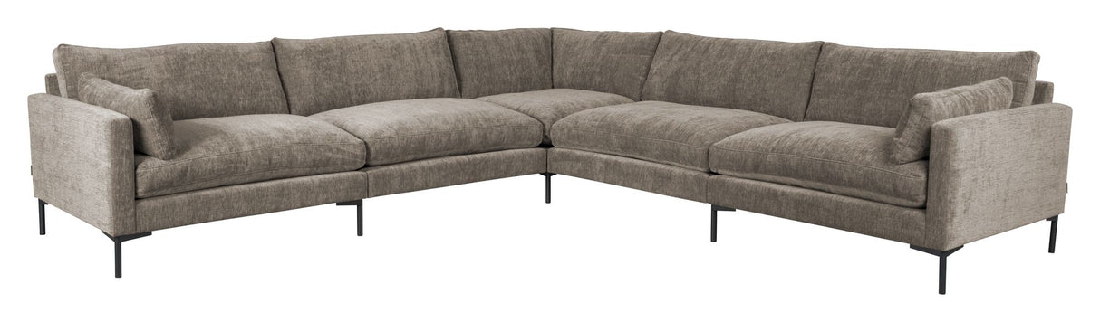 Zuiver Summer Corner Sofa, kaffe