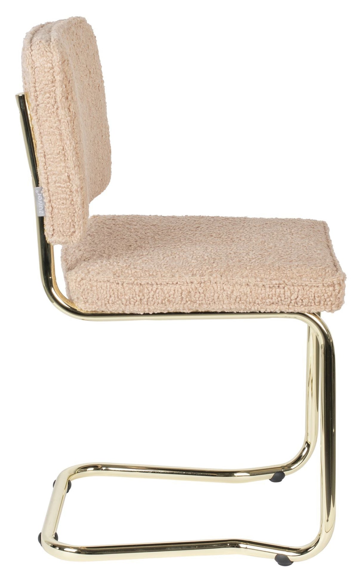 Zuiver Teddy Kink Dining Chair - Pink Plush