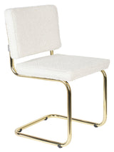 Zuiver Teddy Dining Chair - White Plush