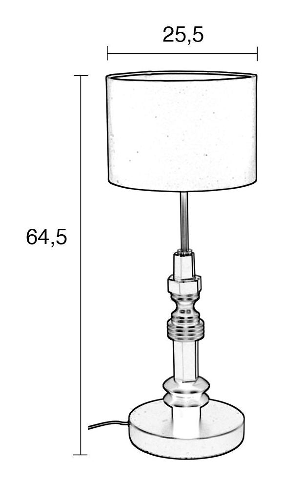 Totem bordlampe, alu 