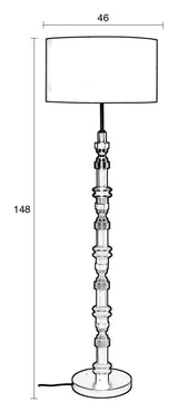 Totem gulvlampe, alu 