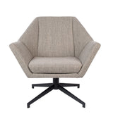 Zuiver onkel Jesse Lounge Chair - Gray/Beige